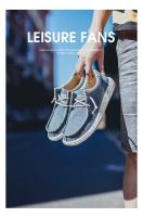 Zapatos De Lona Para Hombre Verano Mocasines Transpirables Zapatillas De Denim Zapatos De Talla Grande Confort Verano - details 14