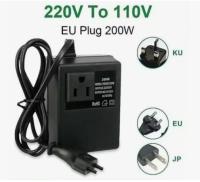 Inversor de corriente de 200 W - Adaptador de enchufe de la UE, 110 V to 220 V para Eléctricos - details 1