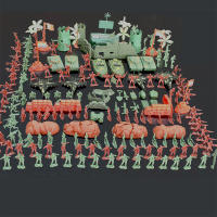 Juego De Armas Para Soldados 290PCS Juguetes Para Niños Decoración De Mesa De Playa Y Escenario Militar Miniaturas De Fábrica China - details 2