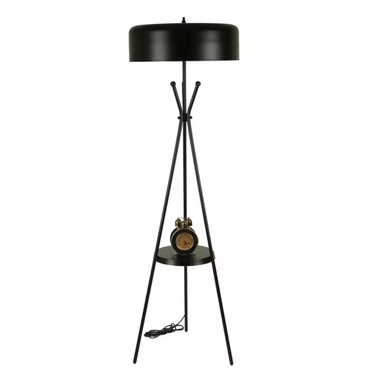 Lámpara de pie WELLHOME - Negro, 50x50x165 - 1
