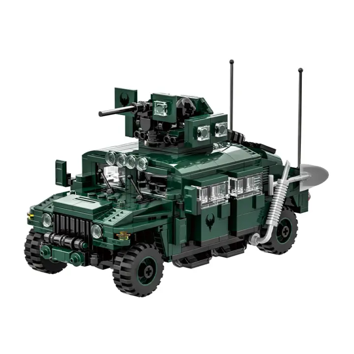 Bloques De Construcción Educativa Pequeños WG4510-4513 Serie Militar Del Segundo Mundo Tanque Armado Chinês Juguete Para Cumpleaños Niños Y Niñas - 1