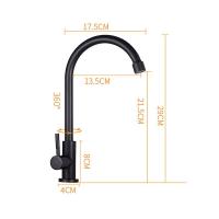 Kitchen Single Outlet Faucet Bathroom Water Tap Rotatable Cold Water Faucet - details 1