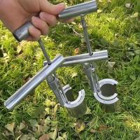 Samplador De Suelo De Acero Inoxidable Herramienta De Jardín Portátil Para Plantar Y Transplantar Brotes Agropecuaria Pulverizador - details 2
