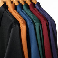 Camisa Polo De Manga Larga Para Hombre En Color Sólido Moda Casual Top Polyester Transversal De Cuatro Estaciones - details 17