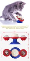 Juguete Interactivo Para Gatos Multifuncional Molino De Viento Juguete De Rota Para Gatos Juguetes De Limpieza Para Gatos - details 4