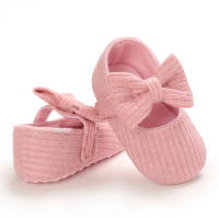 Zapatos De Bebé Para Niñas Nuevos Antideslizantes Con Lazo Suave Para El Primer Caminar De 0 a 18 Meses Zapatos De Princesa - details 15