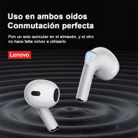Lenovo LP80 TWS - Auriculares Inalámbricos con Bluetooth 5.0, Audio Estéreo de Alta Calidad, Resistencia al Agua IPX5, Reducción de Ruido ENC para Llamadas y Música, Diseño Cómodo y Duradero - details 0