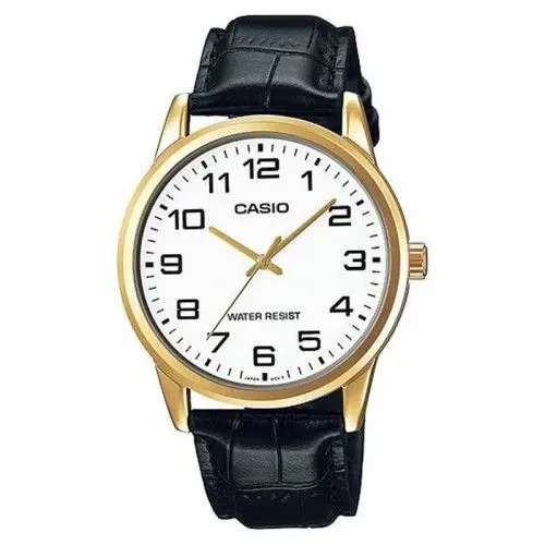Casio MTP-V001GL-7B - Reloj de Pulsera para Mujer, Diseño Elegante, Movimiento de Cuarzo y Correa de Piel - 1