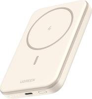 UGREEN Nexode Power Bank Magnético 5000mAh, Power Bank Batería Externa Portátil de Carga Rápida con Salida y Entradas Tipo C, Cargador Portátil Inalámbrico Wireless Compatible con iPhone 16 / 15 / 14 / 13 / 12 Mini Plus Pro MAX, Color: Beige - details 6