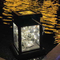 Lámpara Solar Impermeable LED Retro Parpadeante Para Decoración De Jardín Y Patio Luz De Vía Brillante Fuente De Energía Solar Para Exterior - details 9