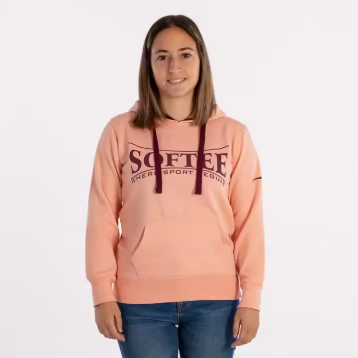 SOFTEE Sudadera Games con capucha para Mujer  Disponible en varios colores y tallas  Con gorro y bolsillo canguro - 1