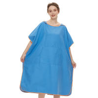 Poncho De Toalla De Surf Unisex Con Bolsillo Poncho De Secado Rápido Microfibra Ropa De Playa Para Cambiar Y Toalla De Natación (A22) - details 5