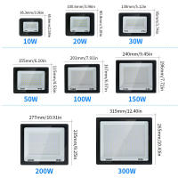Lámpara De Pared Exterior LED Para Jardín Proyector De Luz De Inundación Reflector IP66 Aluminio 10W 20W 30W 50W 100W Para Calle - details 1