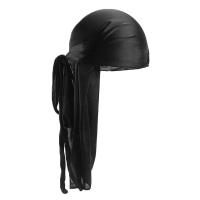 Pañuelo De Seda Durag Turban Hijab Pirata Para Hombre Y Mujer Capa De Cabello Para Cáncer Pre-Traída Envoltura De Cabeza Casual Unisex - details 7