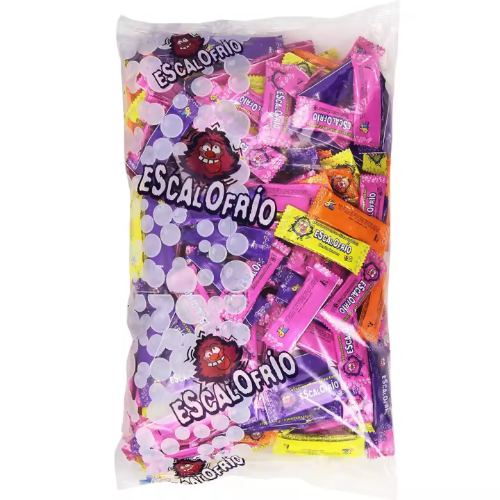 Escalofrio - Bolsa 300 Unidades- Fizz Tablet - Caramelo comprimido efervescente - Escalofrios Surtidos Sin Gluten 1080 g - 1