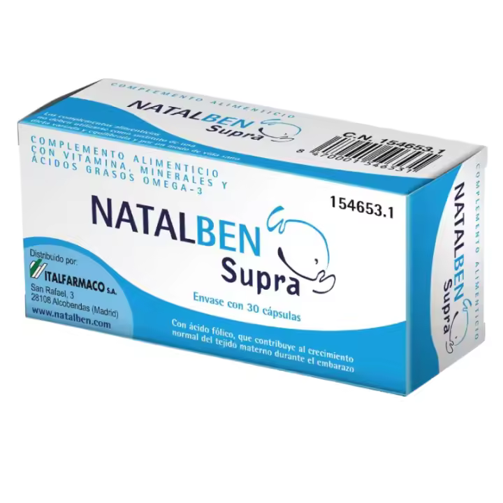 NATALBEN SUPRA 30 CAPS - 1