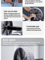Rueda De Ejercicio Abdominal Silenciosa Para Casa 1pc Aparato De Masa Corporal Y Fortalecimiento Muscular Para Cintura Y Abdomen - details 4