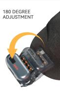 Linterna Frontal Portátil Recargable Tipo-C Con Luz Rotativa Para Caza Y Pesca Lámpara De Bicicleta LED Impermeable - details 12