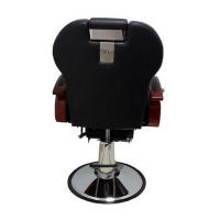 Silla / Sillon Barbería Ergonómica APOLO para Barbería, Peluquería y Salón - Negro - Altura Ajustable, Giratoria y Cómoda - details 1