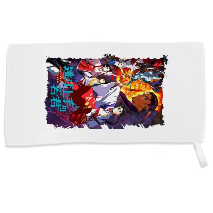 MERCHANDMANIA TOALLA PEQUEÑA ABSORBENTE Nige Jouzu no Wakagimi personajes suave personalizada con cinta elastica - 1