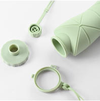 De Agua Plegable De Gran Capacidad Para Deporte Y Viajes Al Aire Libre De Silicona Grado Alimenticio Telescopio Portátil - details 8