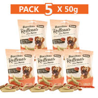 Yommy Pack De 50g-500g Barritas Rellenas Para Perros 50g/Paquete, Golosinas Sticks Para Perro, Delicioso Sabor A Rolls De Pollo, Cheddas Y Panceta, Carne Asada, Snacks De Piel Para Perros - details 12