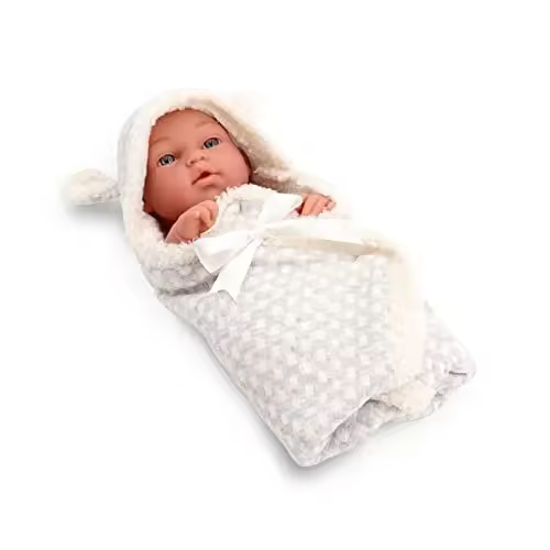 Bebe 30Cm Capa Aruullo Gris - 1