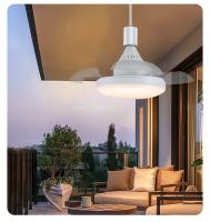 Lámpara De Techo Pequeña Multifuncional LED Moderna Con Control Remoto Silencioso Y Ventilador Invisible Para Sala De Estar Oficina Estudio 40cm - details 22