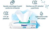 Dodot Toallitas Aqua Pure para Bebé, 99% Agua, 864 Toallitas, 18 Paquetes (18 x 48) de Toallitas para Bebé - details 2