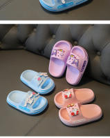 Sanrio Pantuflas Para Niños Kuromi Hello Kitty Cinnamoroll Antideslizantes Para Interior Y Exterior Transpirables Unisex Tallas Para Edad 7-12 Años - details 15