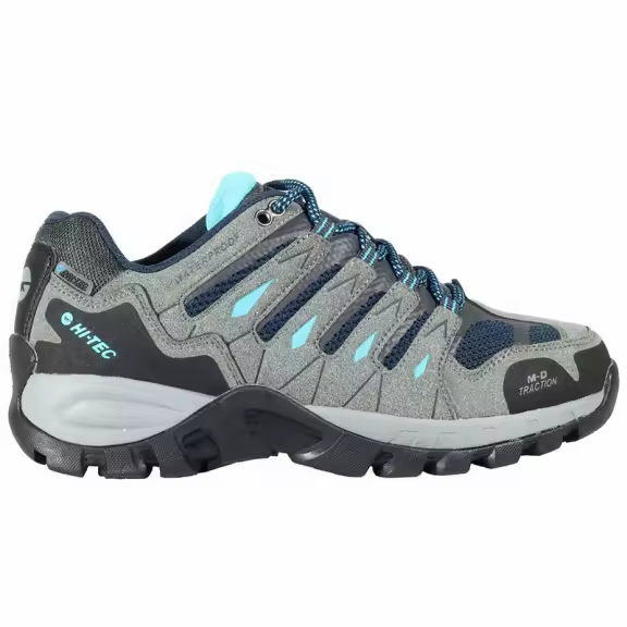 Zapatillas montaña Hi-Tec Corzo Low Wp gris azul mujer - 1