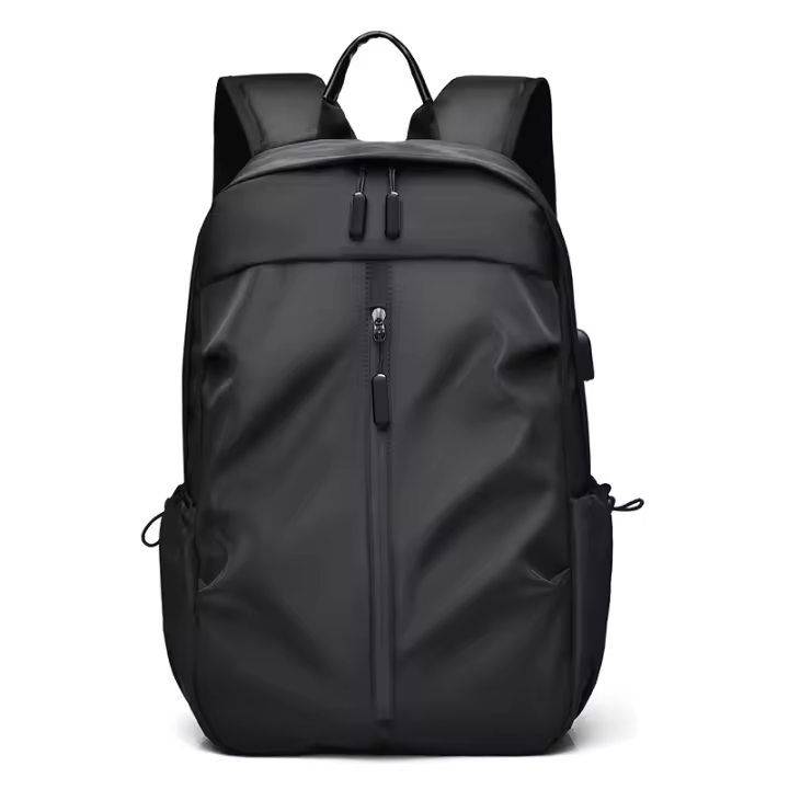 Mochila Clásica de estilo Universitario en color sólido que combina con Todo, unisex, Bolso de hombre de gran capacidad - 1