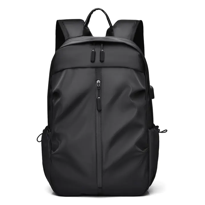 Mochila Clásica de estilo Universitario en color sólido que combina con Todo, unisex, Bolso de hombre de gran capacidad - 1