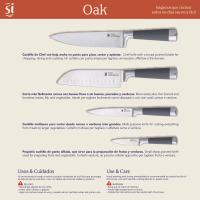 San Ignacio Set de 4 Cuchillos de Cocina Profesionales de Acero Inoxidable con Mangos de Silicona - details 3