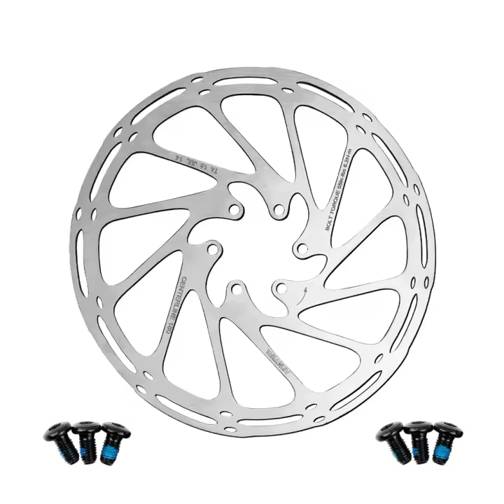 Freno De Disco Para Bicicleta De Acero Inoxidable 160mm 180mm 203mm Freno Hidráulico Para Montaña Y Carretera Piezas De Ciclismo - 1