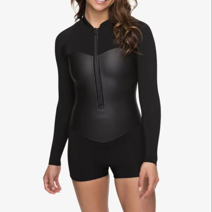 Neopreno 2,0 Satin Fz Ls Sp, Marca Roxy, Color Negro, Variedad de Tallas, Para Mujer - 1