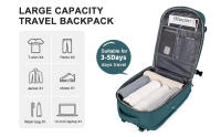 Mochila De Viaje Likros Grande Capacidad Impermeable Para Laptop Mochila De Negocios Para Hombres Y Mujeres Bolsa De Cabina Para Avión - details 0