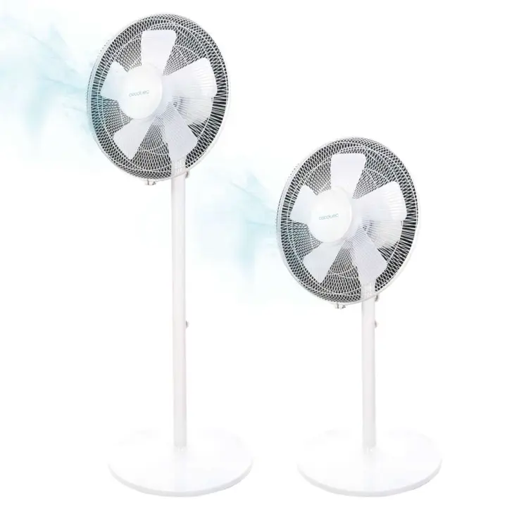 Ventilador - Cecotec EnergySilence 535 2in1 – Pie y Sobremesa, 40W, 3 Velocidades, Oscilante y Altura Ajustable - 1