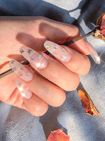 12 Grillas De Diseño Estelar De Cuatro Puntos Glitter Holográfico Para Uñas Adornos De Tela De Lentejuelas DIY Para Arte De Uñas - details 11