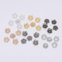 100pcs Bolas De Metal Hueco Flor Vintage Brillante Para Creación De Joyas DIY Encuentros Capas De Finos Pendantes Charms - details 9