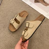 Sandalias De Playa Moda Para Mujer Verano Planas Casual Zapatillas Zapatos Para Caminar Slides De Playa Cómodos Tacón Bajo Estilo Romano - details 6
