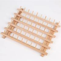 Caja De Almacenamiento Para Hilo De Costura De Madera Organizador De Telas Plegable Para Bordado Tamaños Múltiples Soporte Para Bobinas De Hilo - details 1