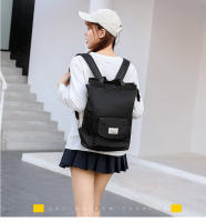 Mochila GRANDE impermeable para ordenador portátil, bolso escolar Unisex, Color sólido, japonés, bla - details 20