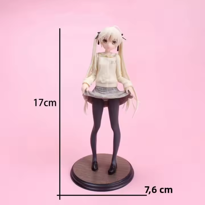 Figura De Acción Anime Yosuga No Sora 17cm PVC Modelo De Colección Kawaiii Kasugano Sora Figura De Anime Para Decoración De Escritorio - 1