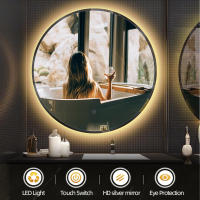 Espejo Espejo de pared redondo 60/70/80cm Espejo de baño Iluminación LED Espejo de baño - details 2