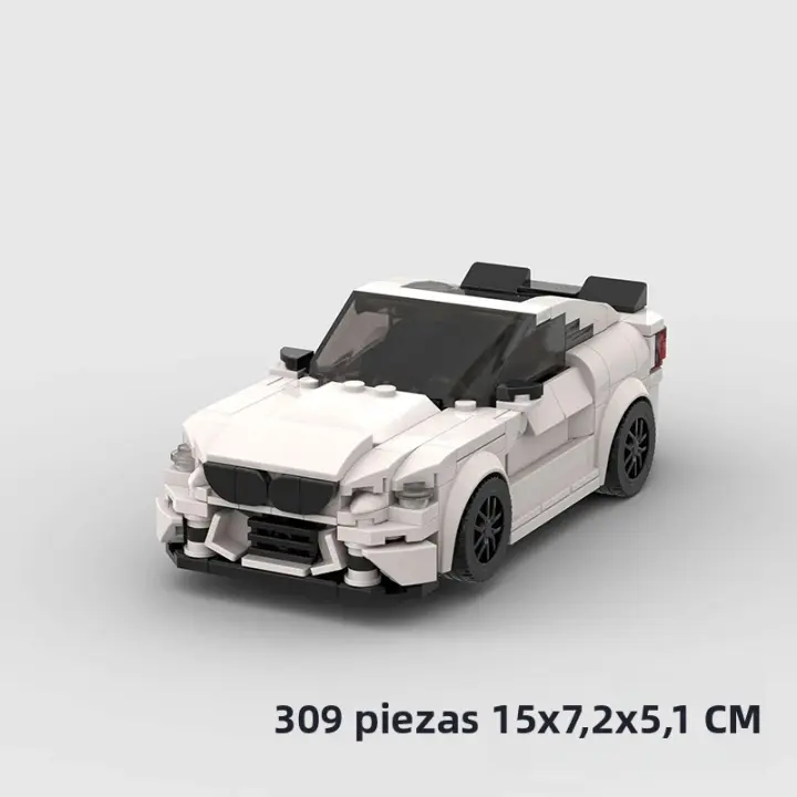 Modelo De Coche De Carreras Roadster Para Niños Bloques De Construcción Pequeños Compatible Con MOC Rompecabezas DIY Regalos De Juguetes - 1