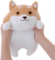 Almohada de peluche de Perro Shiba Inu, Lindo Muñeco de peluche de Corgi Akita, Gift de San Valentín, Navidad, Sillón, Ojo Redondo, 15" - details 0