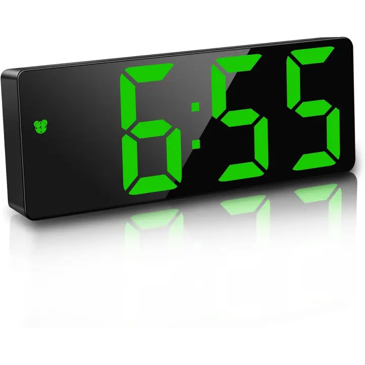 Despertador Digital LED Pilas Viajes Sin Tictac con Repetición - 1