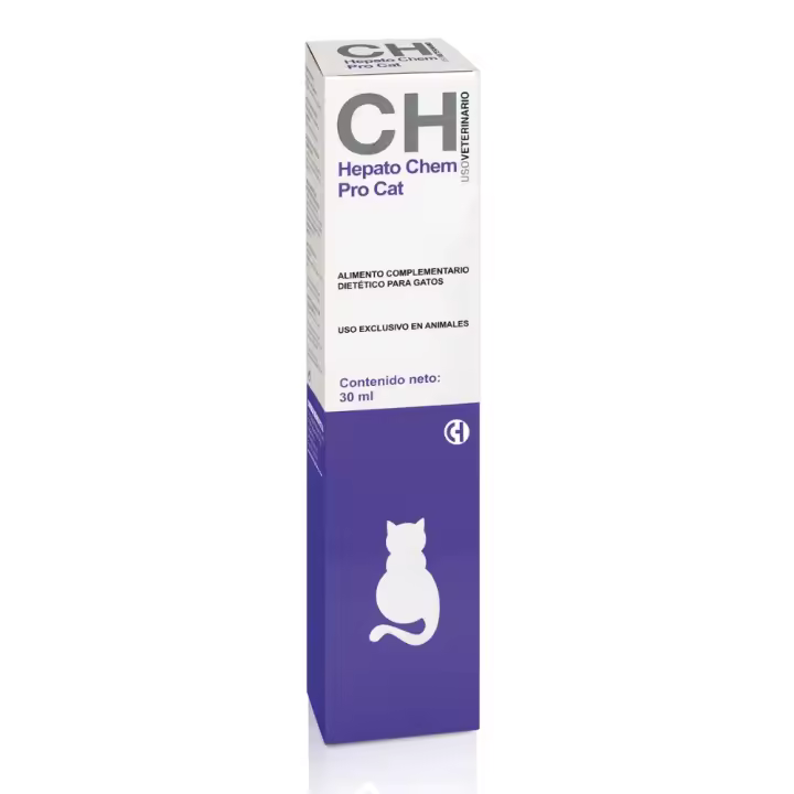 Hepato Chem Pro Cat 30 ml suplemento hepático para gatos Chemical Ibérica - 1