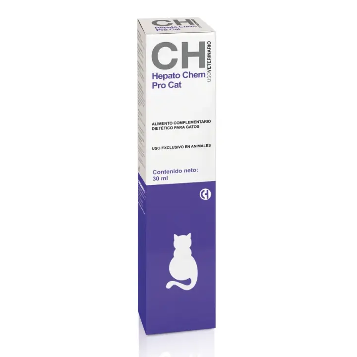 Hepato Chem Pro Cat 30 ml suplemento hepático para gatos Chemical Ibérica - 1